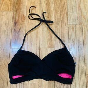 PINK Victoria’s Secret Black Bikini Top